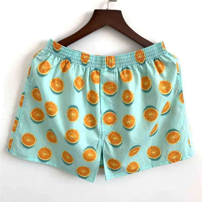 Men's Striped Boxer Pants with Fashionable Design