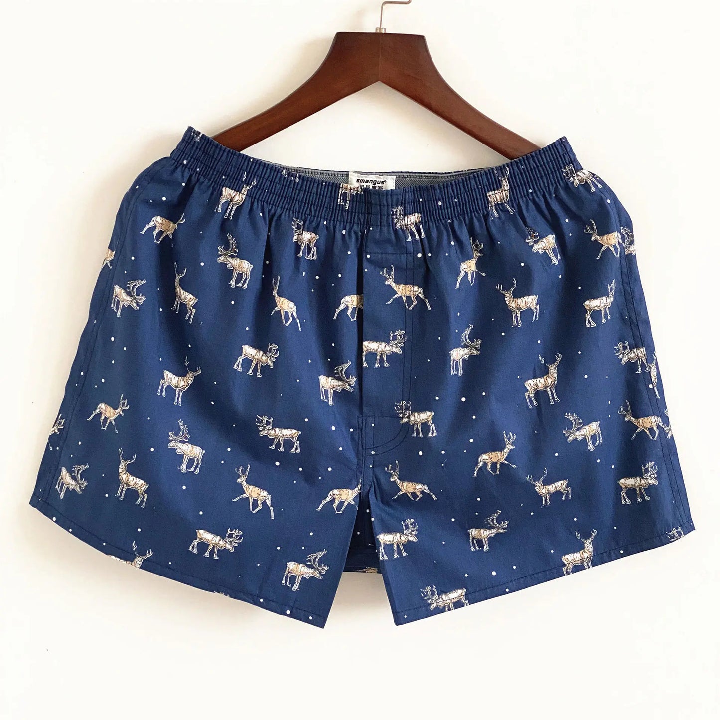Men's Striped Boxer Pants with Fashionable Design